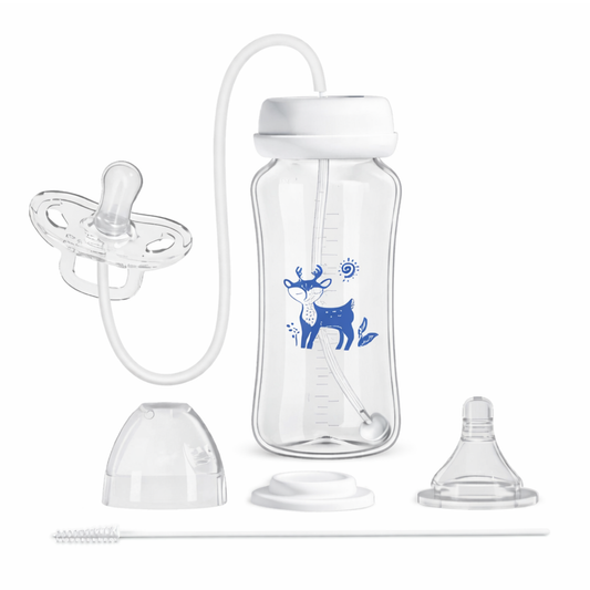 3-in-1 Hands-Free 300ML Baby Bottle