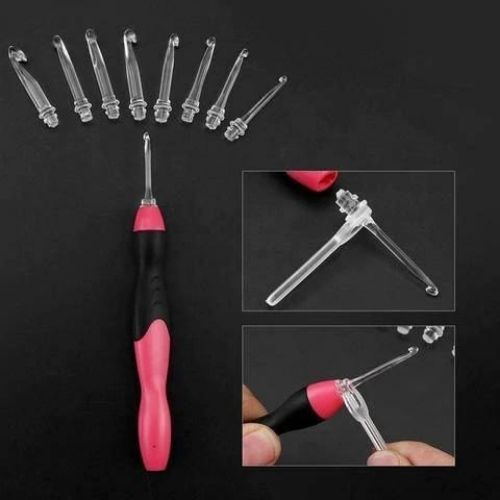 LED Crochet Hook Set  11 PCS