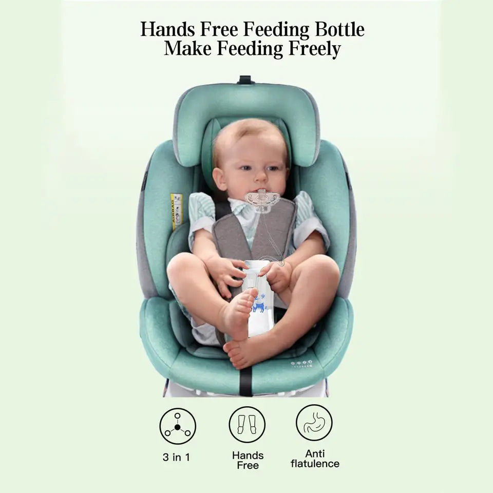 3-in-1 Hands-Free 300ML Baby Bottle